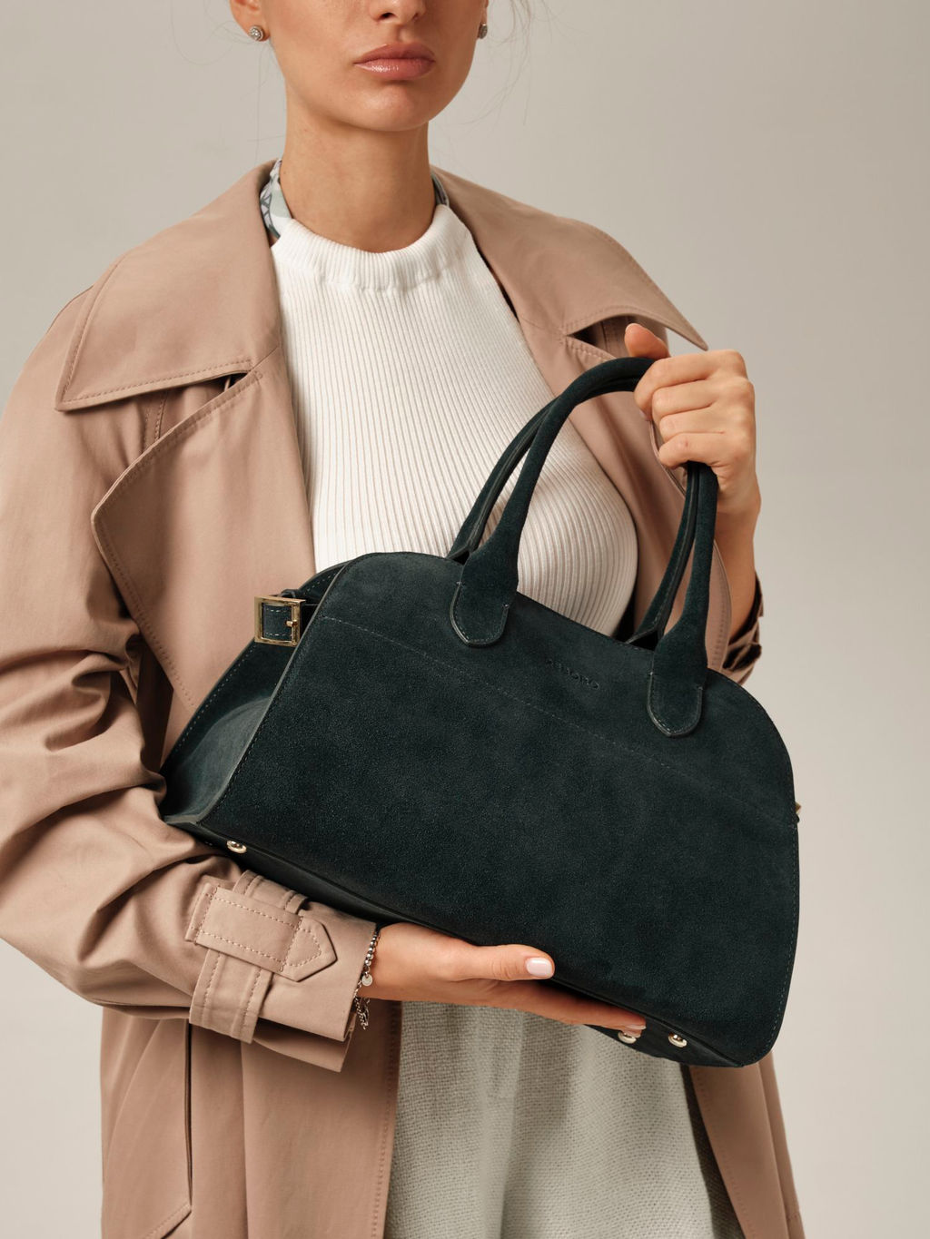 Сумка замшевая Deboro 31092 форест