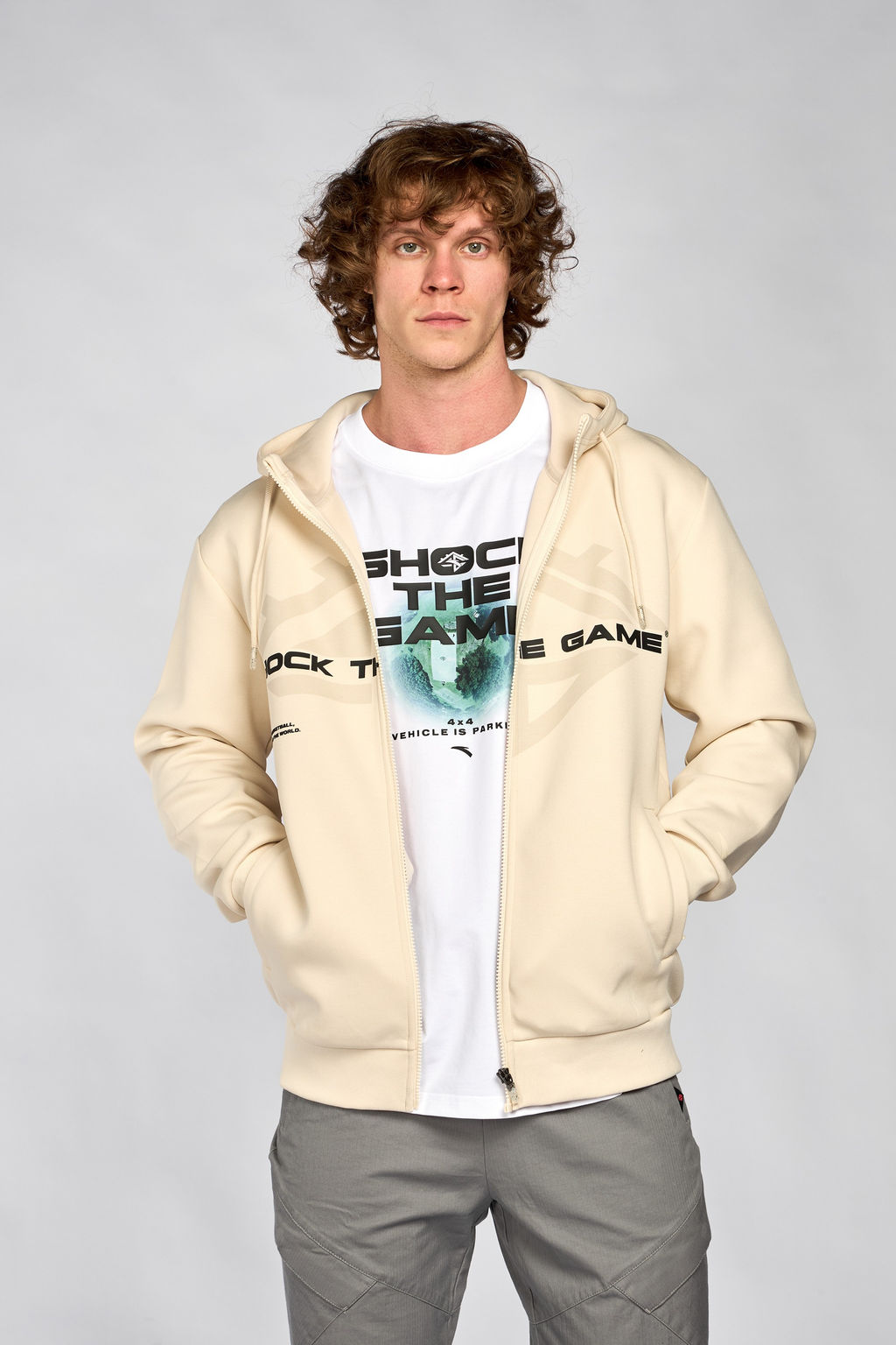 Толстовка на молнии Серый - Anta фото 3