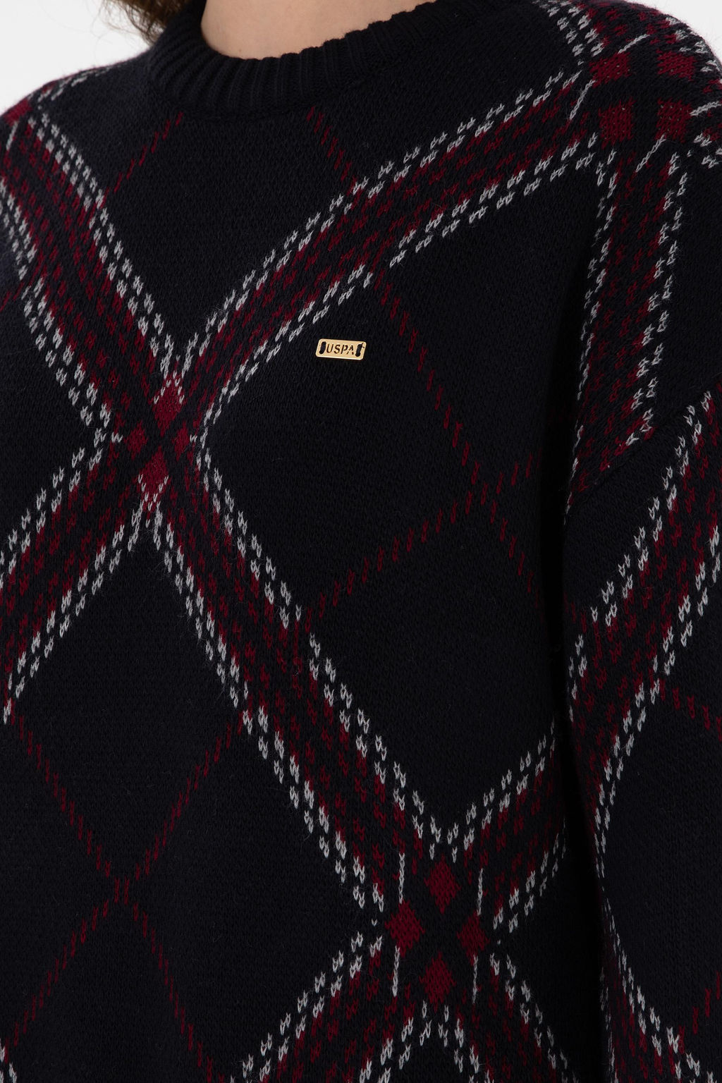 Женский темно-синий свитер Дополнительная скидка 11% в корзине - U.s. polo assn фото 7