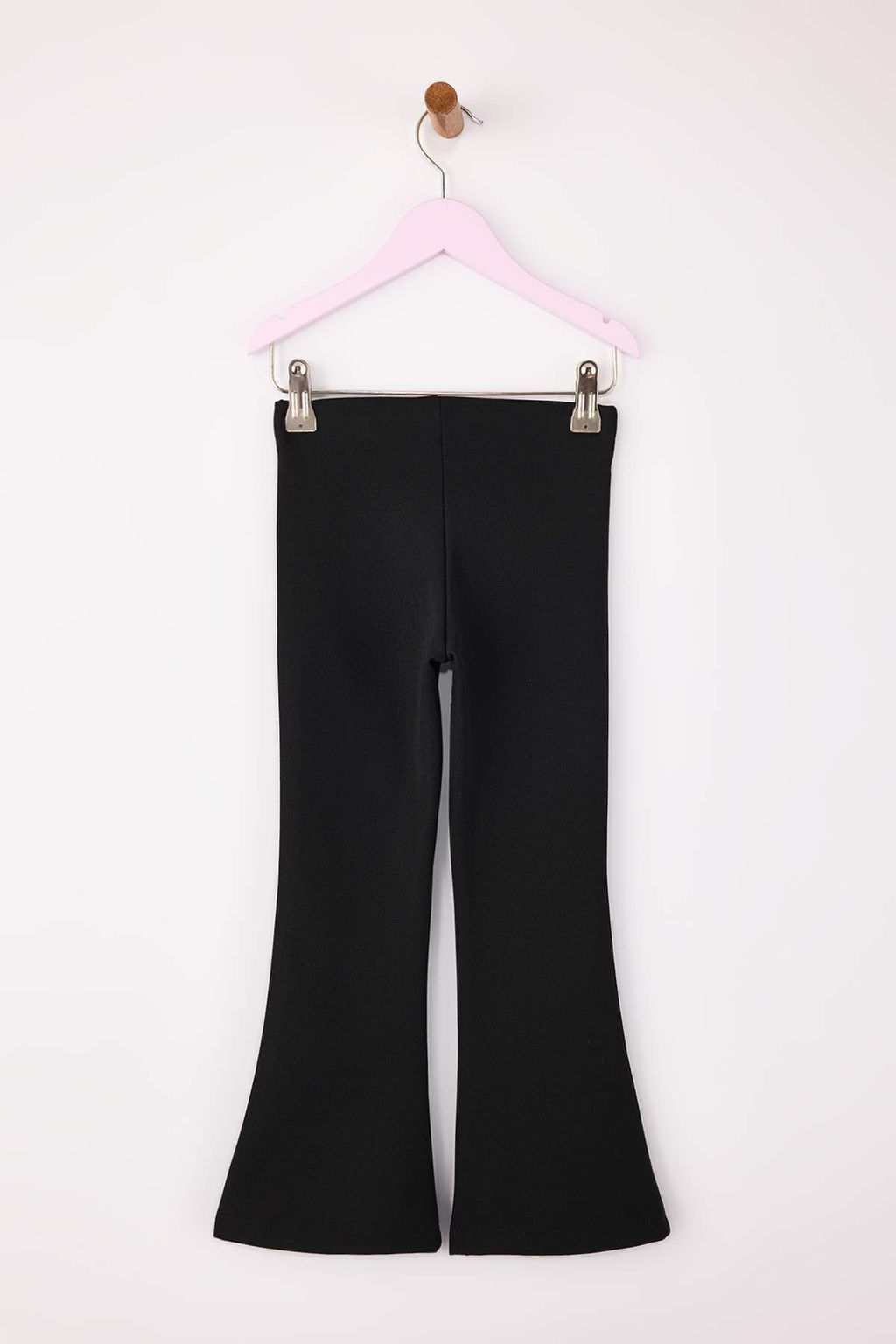 Siyah Tas Detayl? Flare Orme Y?lbas? K?z Cocuk Pantolon TKDAW26PL00004 - Trendyolmilla фото 4