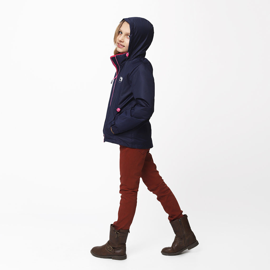 RODOS Куртка для девочки мембрана демисезон М-196 (Куртка) Тёмно-синий