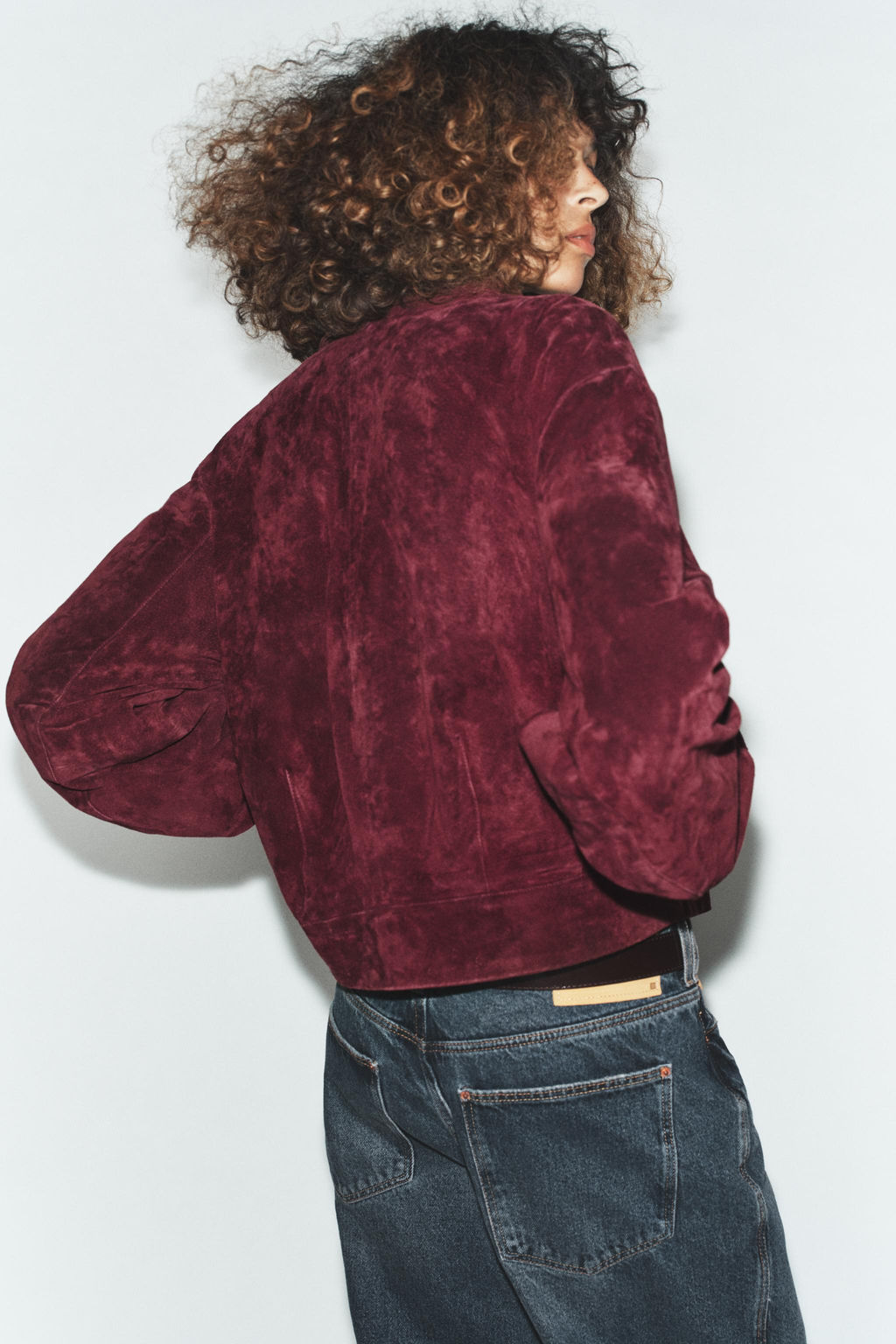 100% SUEDE LEATHER JACKET - Zara фото 6