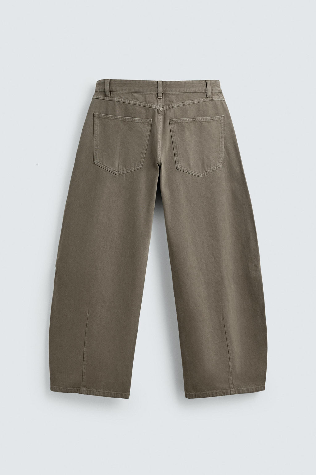 JEANS BALLOON FIT CREMALLERA / Tostado - Zara фото 9