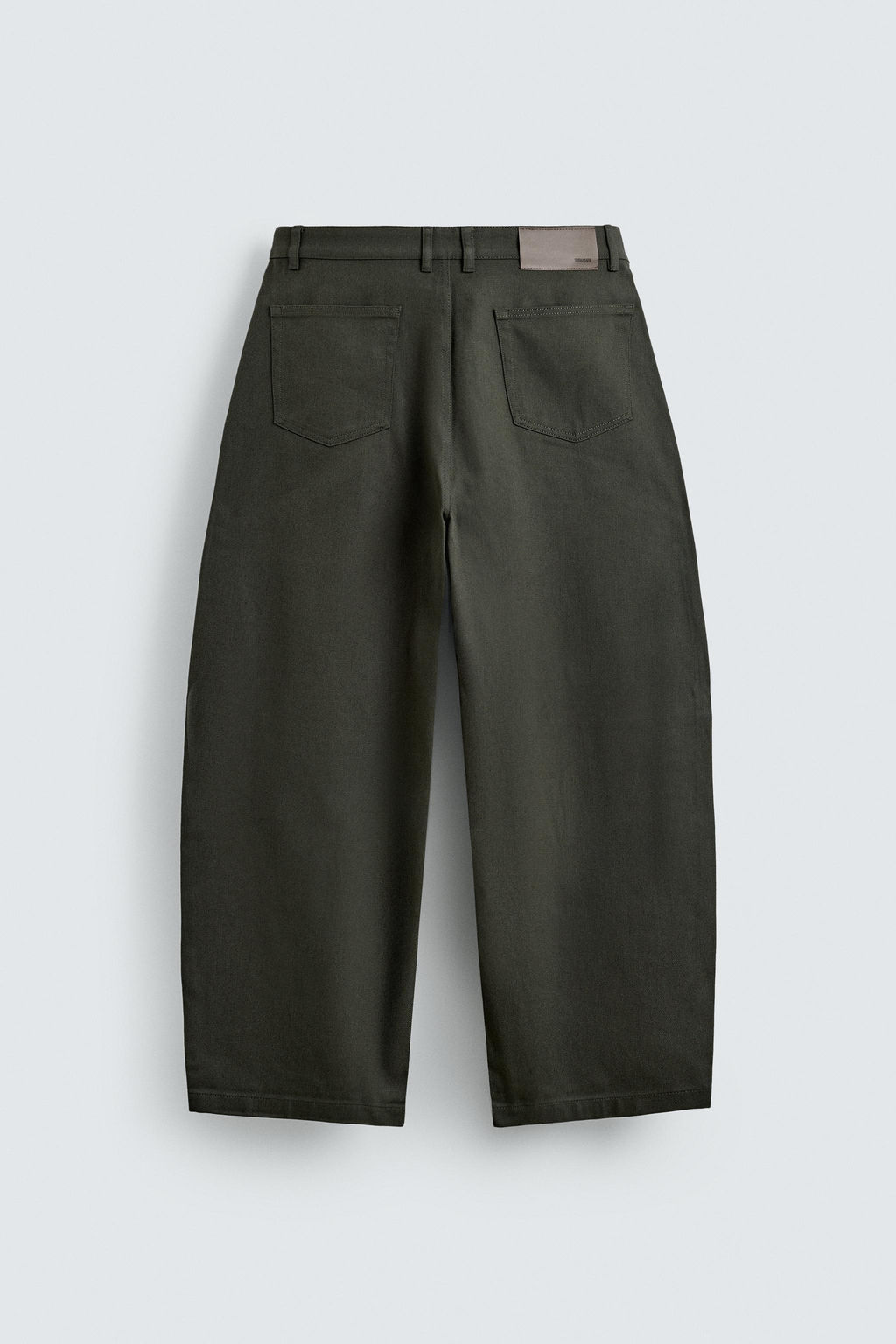 PANTAL?N BARREL FIT / crudo/kaki - Zara фото 7