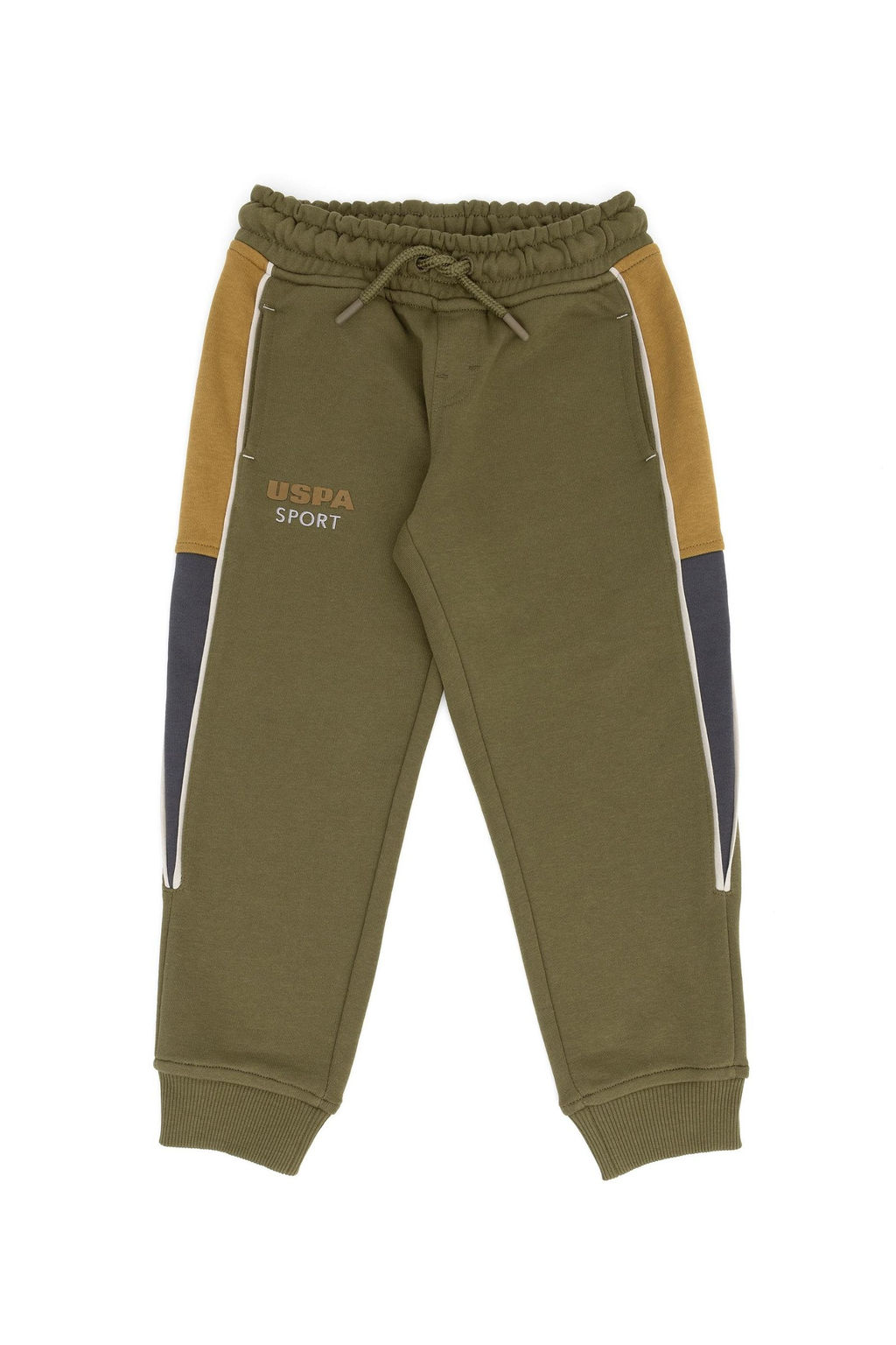 Спортивные штаны цвета хаки для мальчиков - U.s. polo assn фото 2