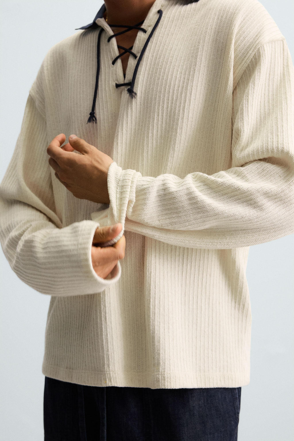 TEXTURED SWEATSHIRT WITH DRAWSTRING - Zara фото 5
