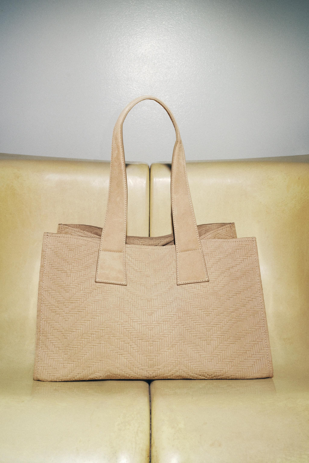 BRAIDED SUEDE SHOPPER - Zara фото 2