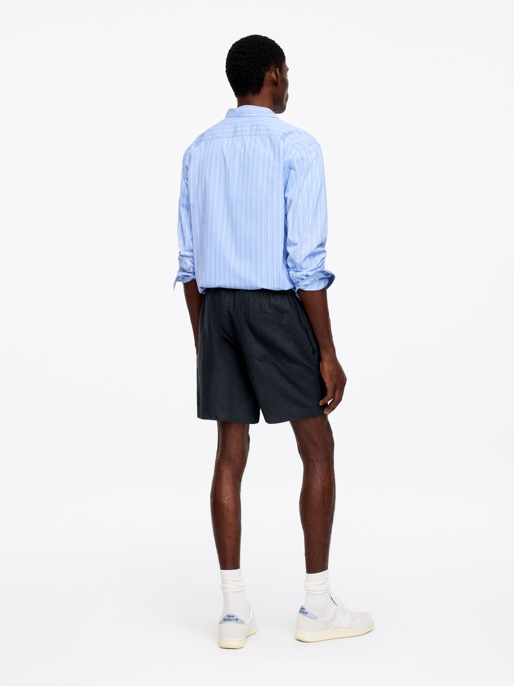 Pantalones cortos de lino - H&m фото 7