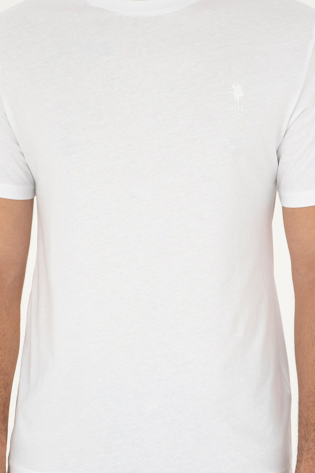 U. S. Polo Assn / Мужская белая базовая футболка - U.s. polo assn фото 6
