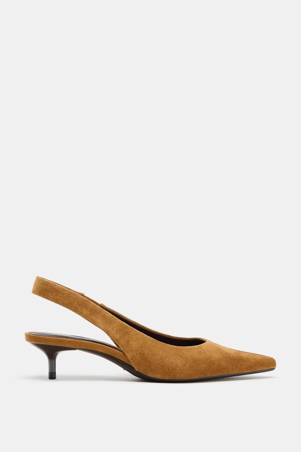 SPLIT SUEDE SLINGBACK SHOES - Zara фото 13
