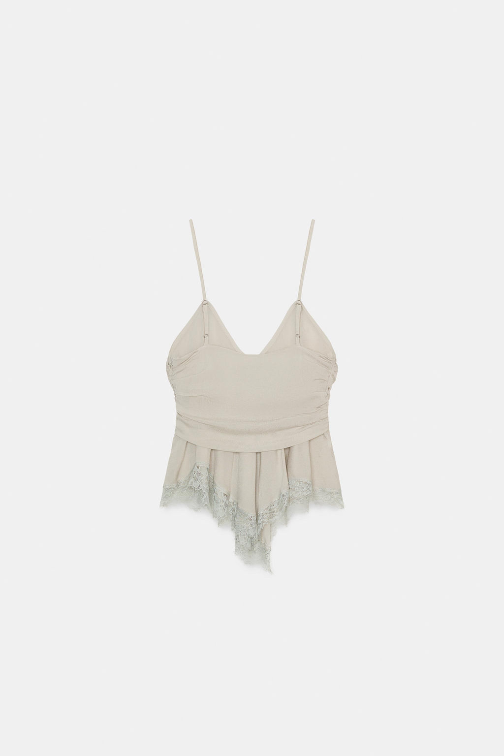 GEORGETTE LACE TOP - Zara фото 6
