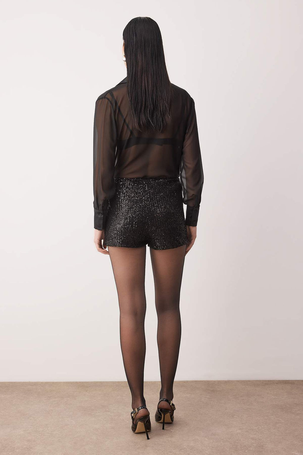 Siyah Extra/Super Mini Orme Payet Sort TPRAW26SR00006 - Trendyolmilla фото 4