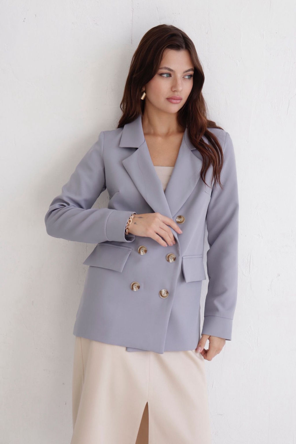 Двубортный жакет с английским воротником - Martichelli фото 4