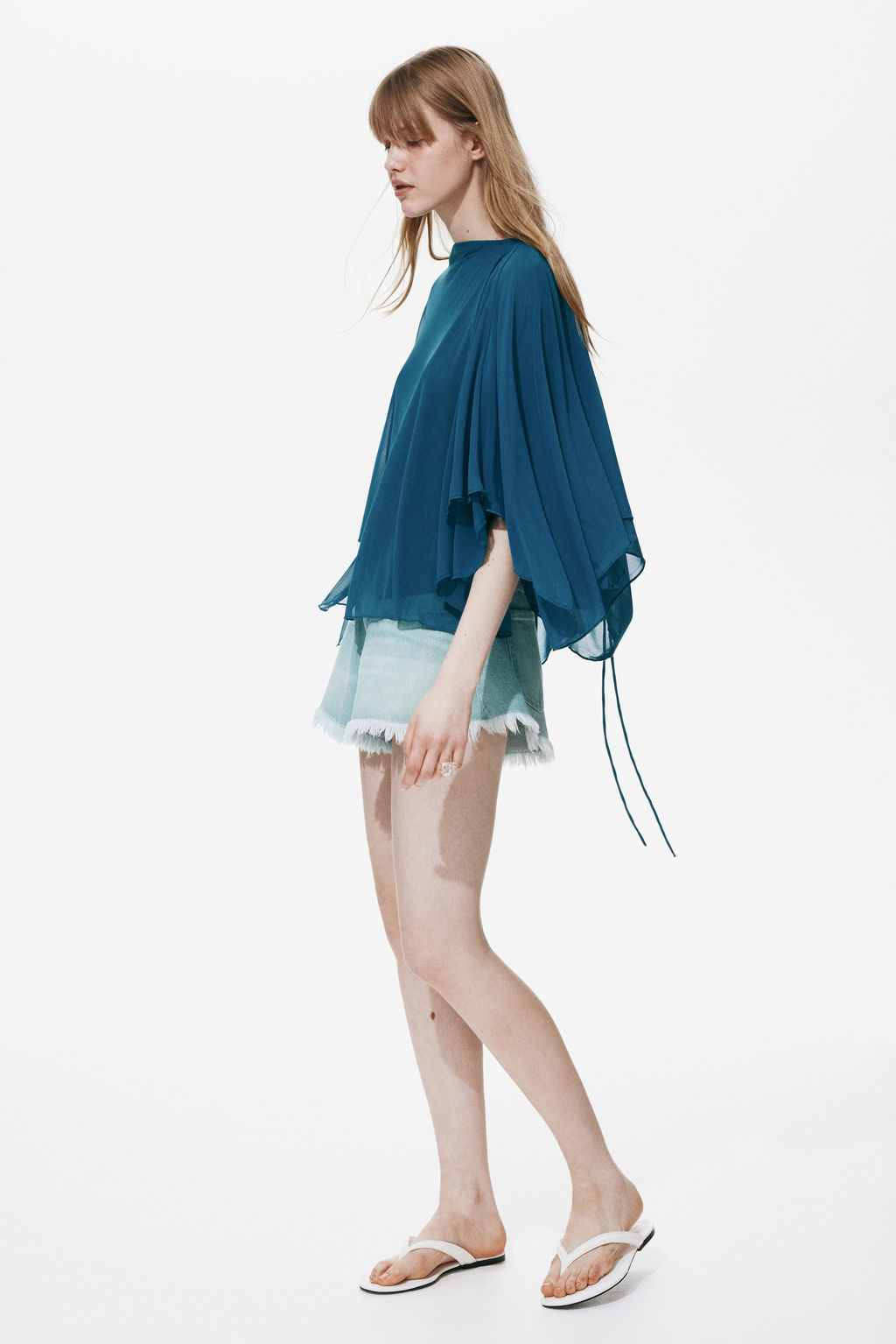 Top capa drapeado - H&m фото 4