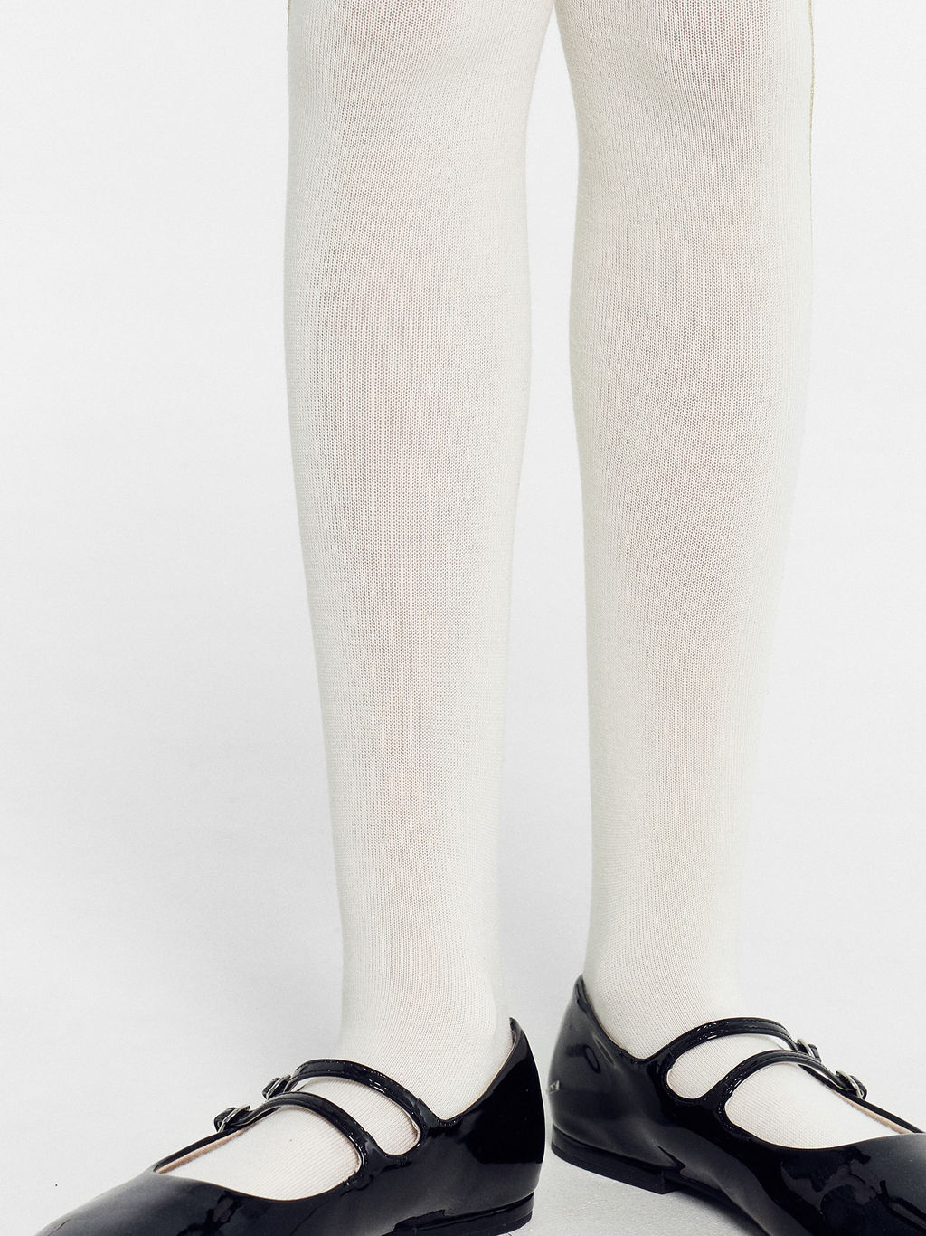 Цена за 3 пары! Колготки детские молочно-бежевые с рисунком в виде лампаса - Mark formelle фото 7