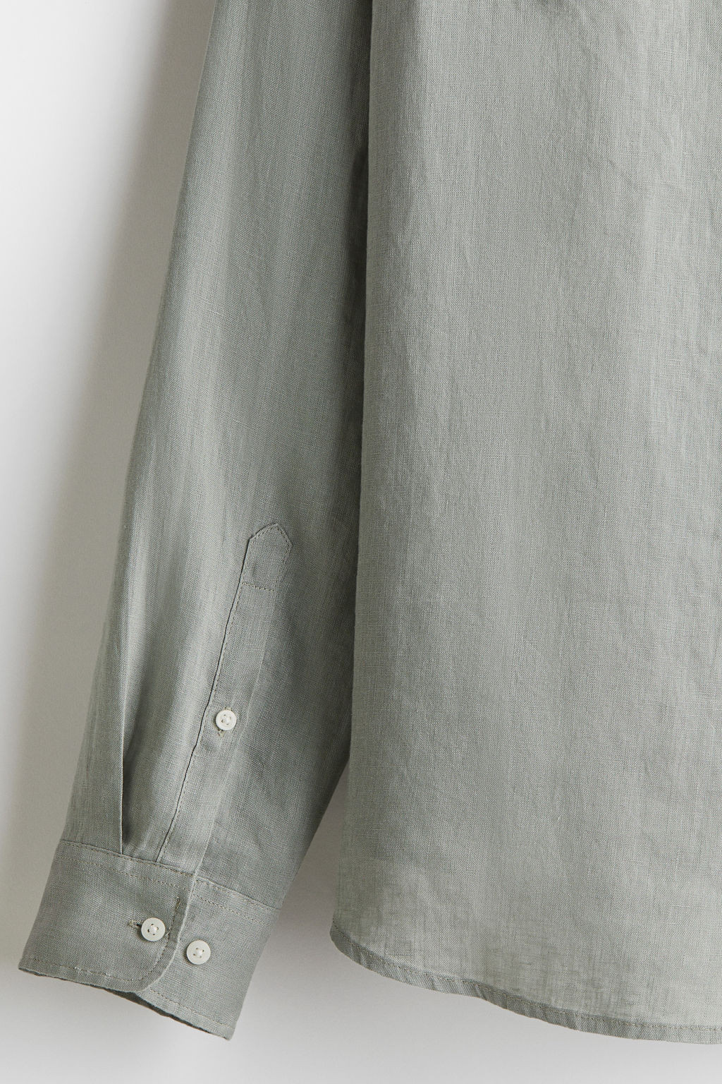 Camisa de lino Slim Fit - H&m фото 7