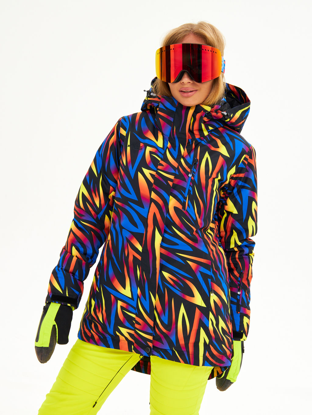 Женская горнолыжная сноубордическая куртка Alpha Endless Ultra Chaleur SNB 423/316_1 Разноцветный  фото 7