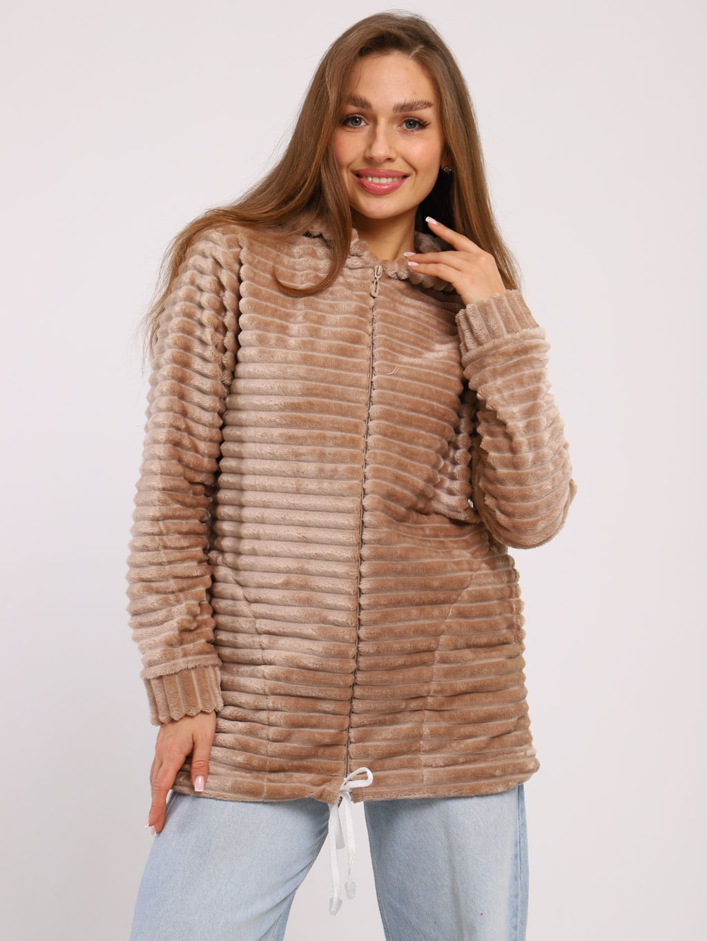 Толстовка женская 6-204 из велсофта - Новое кимоно фото 37