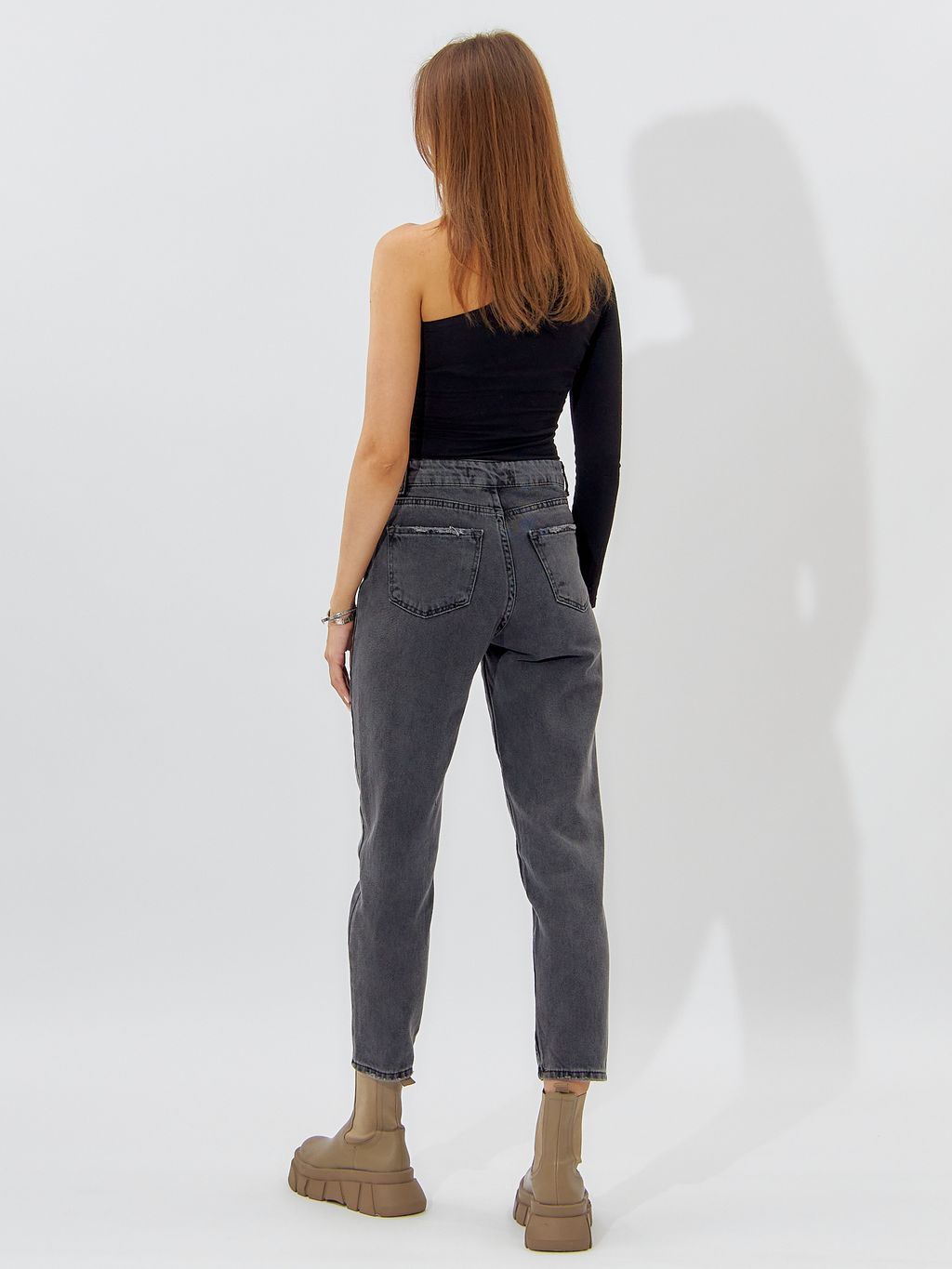 Джинсы женские темно-серого цвета 536_227TC - Mtforce фото 6
