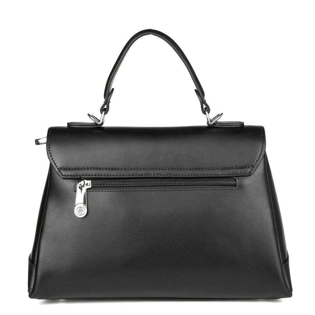 Y1525 black, женская кожаная сумка "Handheld bag" Barcelo Biagi
