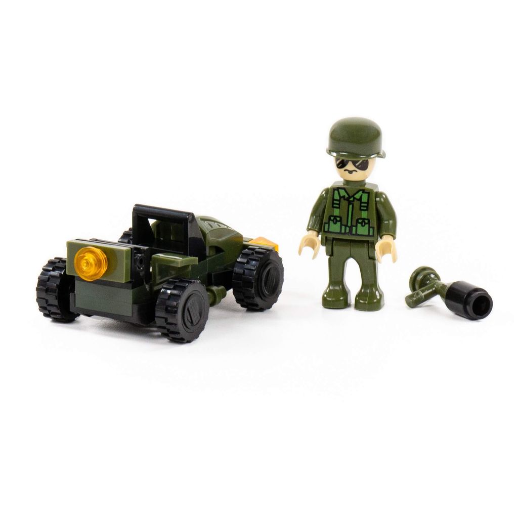 Конструктор Классик Армия-4 (43 элемента) (в коробке) - Полесье фото 7