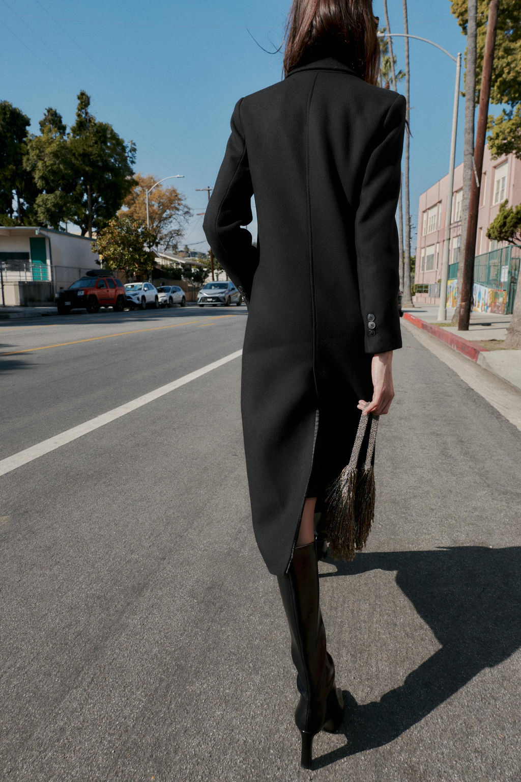 LONG DOUBLE-BREASTED COAT - Zara фото 16