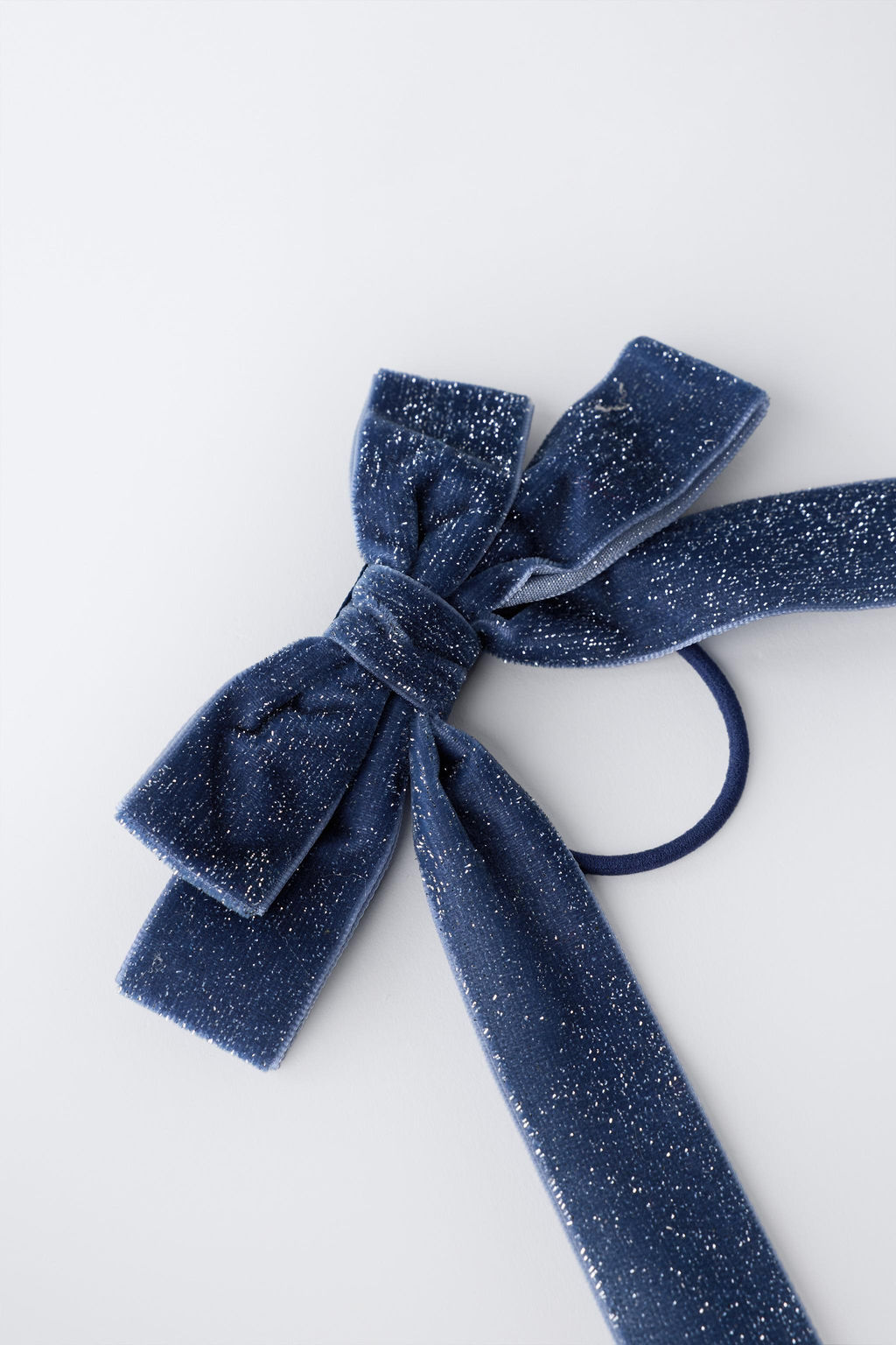 2-PACK OF SHINY VELVET BOW SCRUNCHIES - Zara фото 2