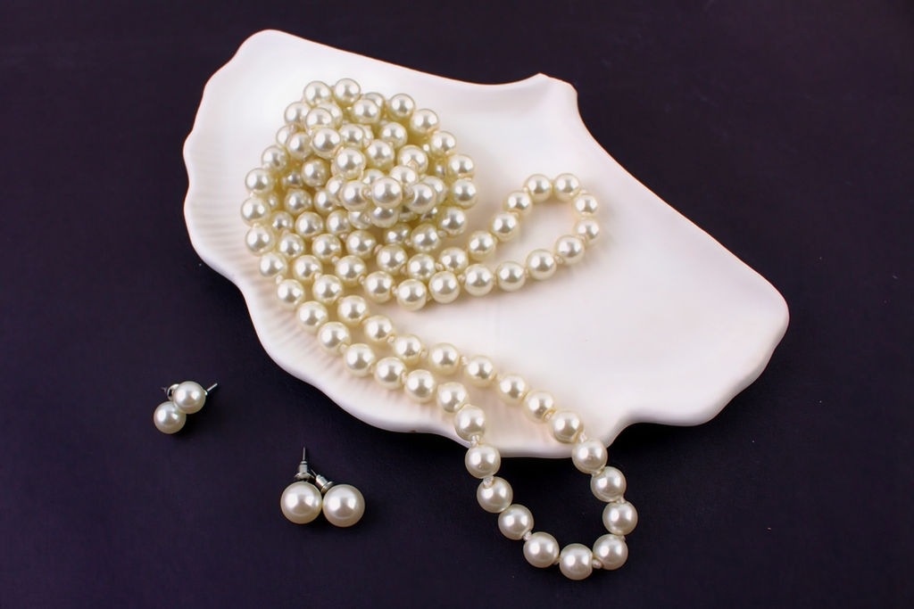 3в1:Сотуар жемчуг+Пусеты жемчуг+Подарок