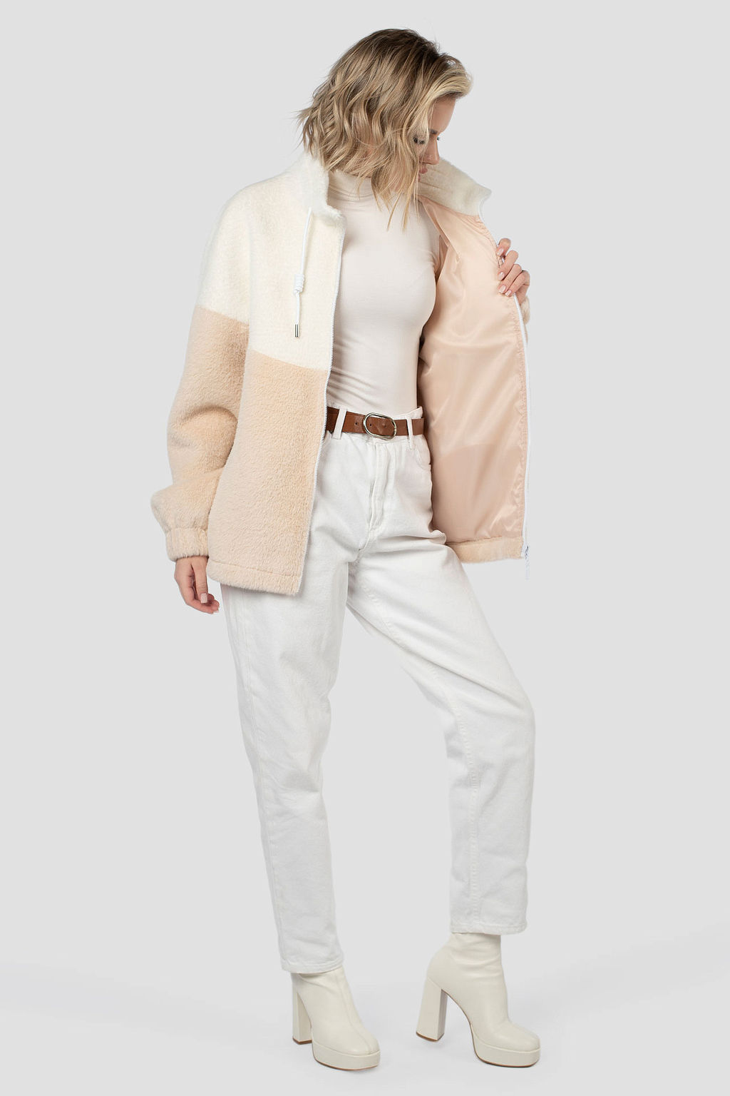 Пальто куртка в составе ШЕРСТЬ - El podio фото 2