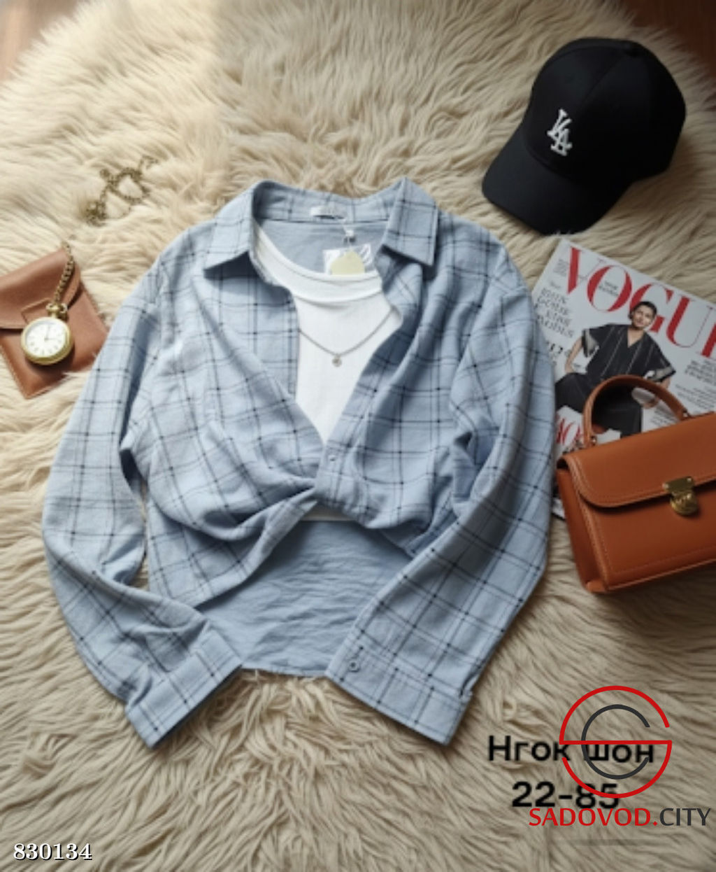 Двойка женская рубашка + майка