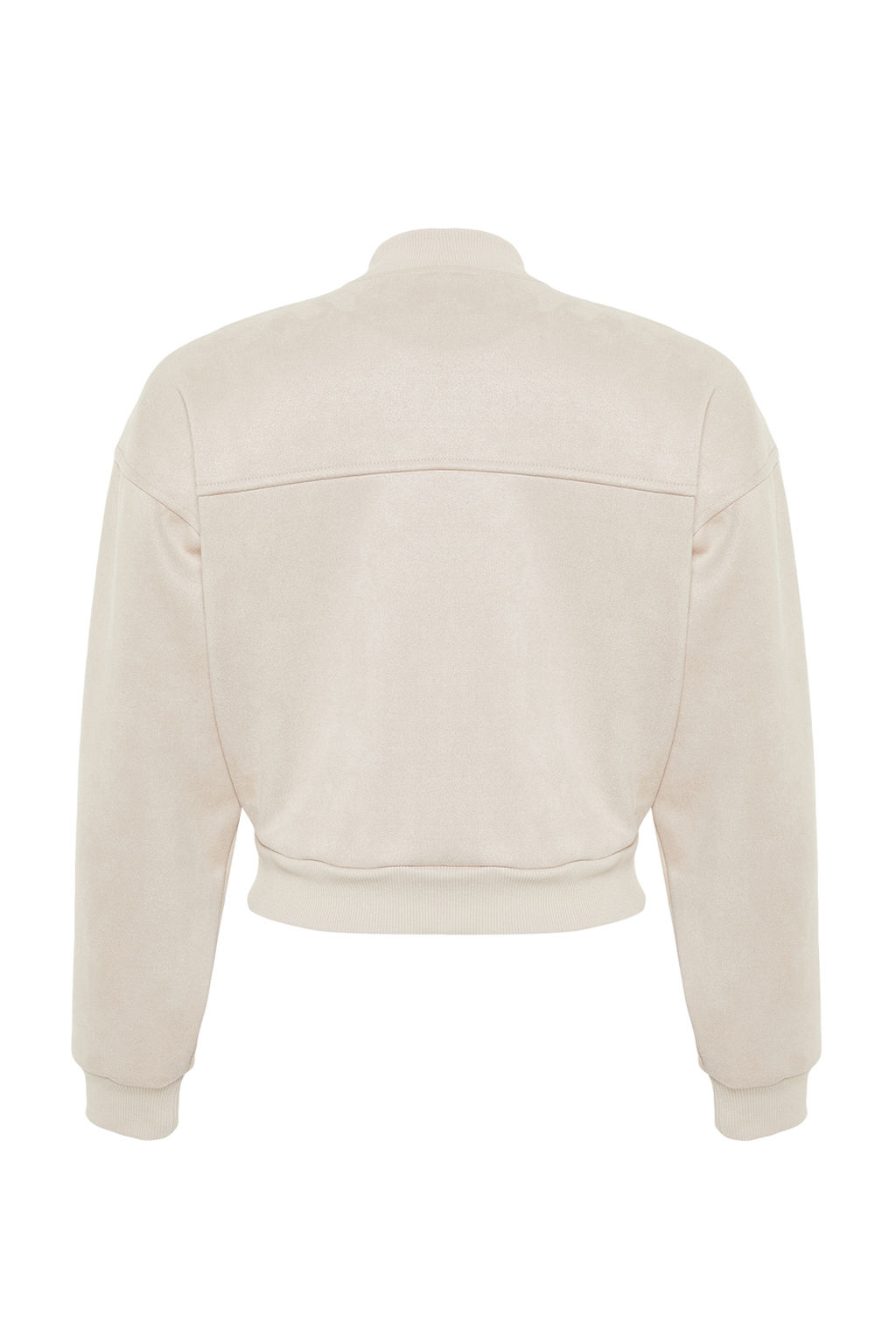 TRENDYOLMILLA Tas Oversize Suet Bomber Ceket Mont TWOSS24MO00048  фото 13