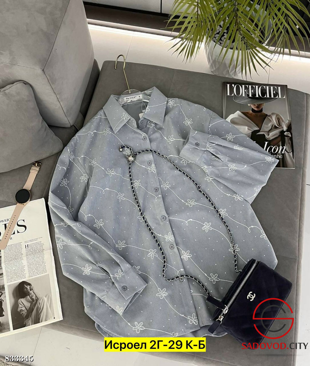 Рубашка женская с принтом