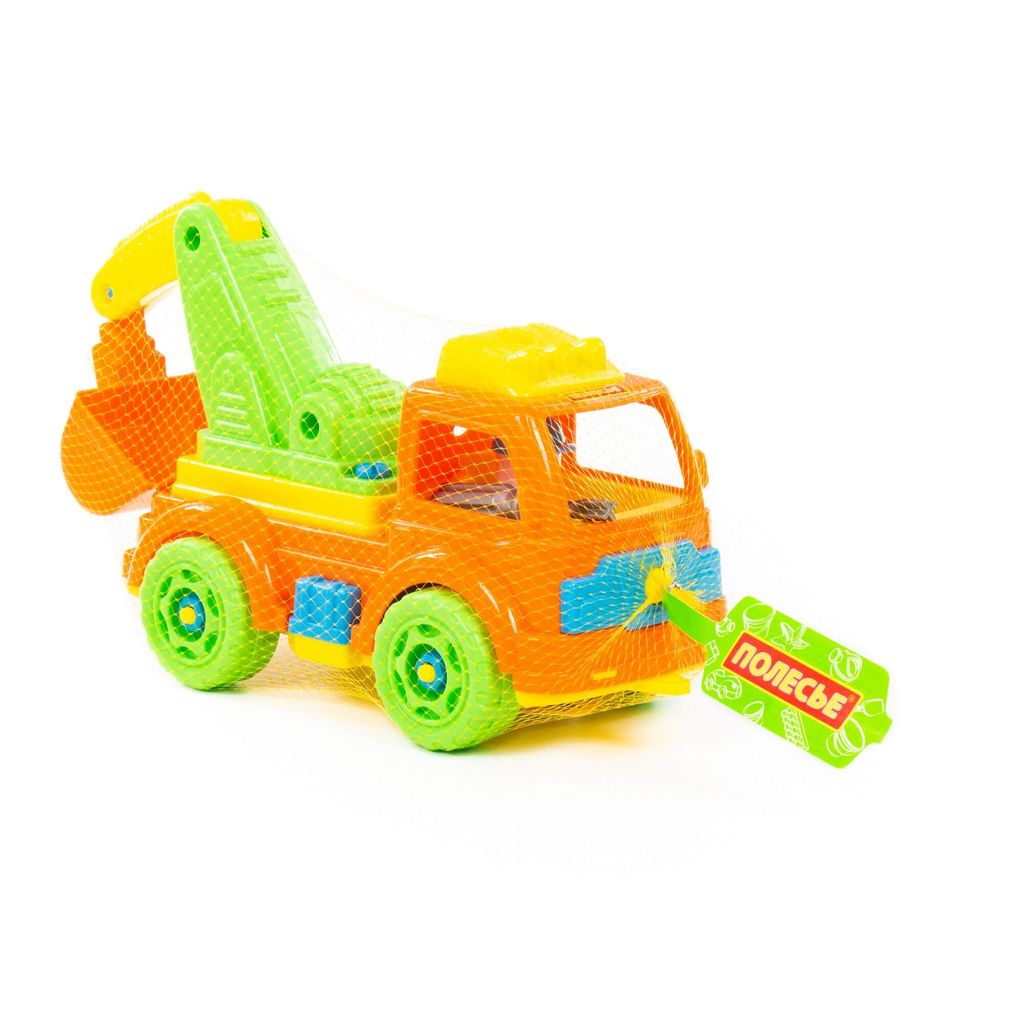 Конструктор-транспорт Автомобиль-экскаватор (в сеточке) - Полесье фото 10