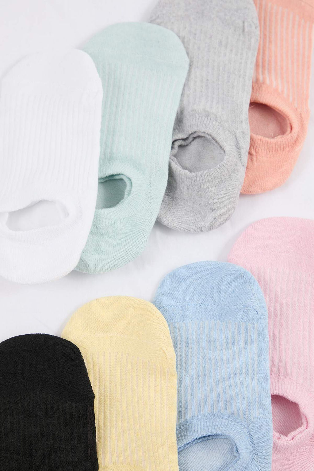 Cok Renkli 8li Duz Jakar Orme Corap THMSS26CO00011