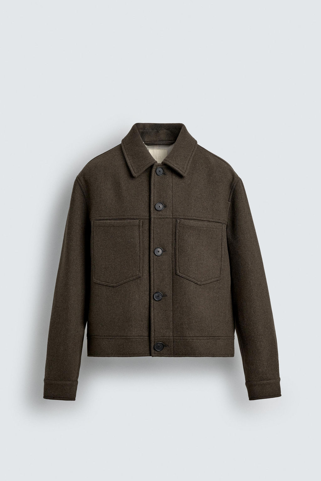 LIMITED EDITION WOOL BLEND CROPPED JACKET - Zara фото 7