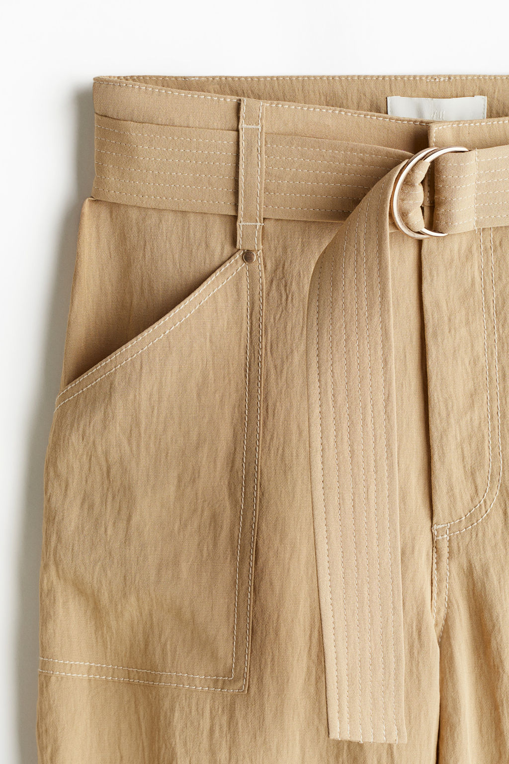 Pantalon amplio con cinturon - H&m фото 9