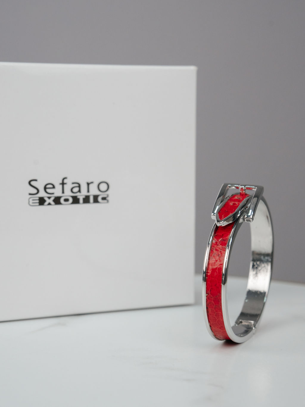 Браслет из кожи морской змеи - Sefaro фото 3