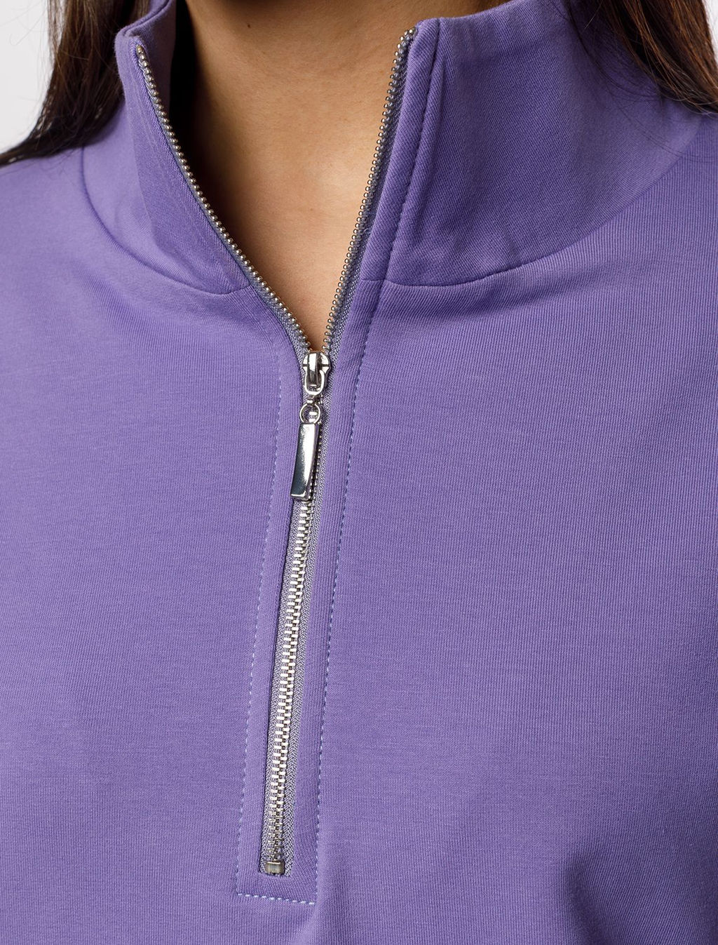 Джемпер из тонкого премиального футера с эластаном