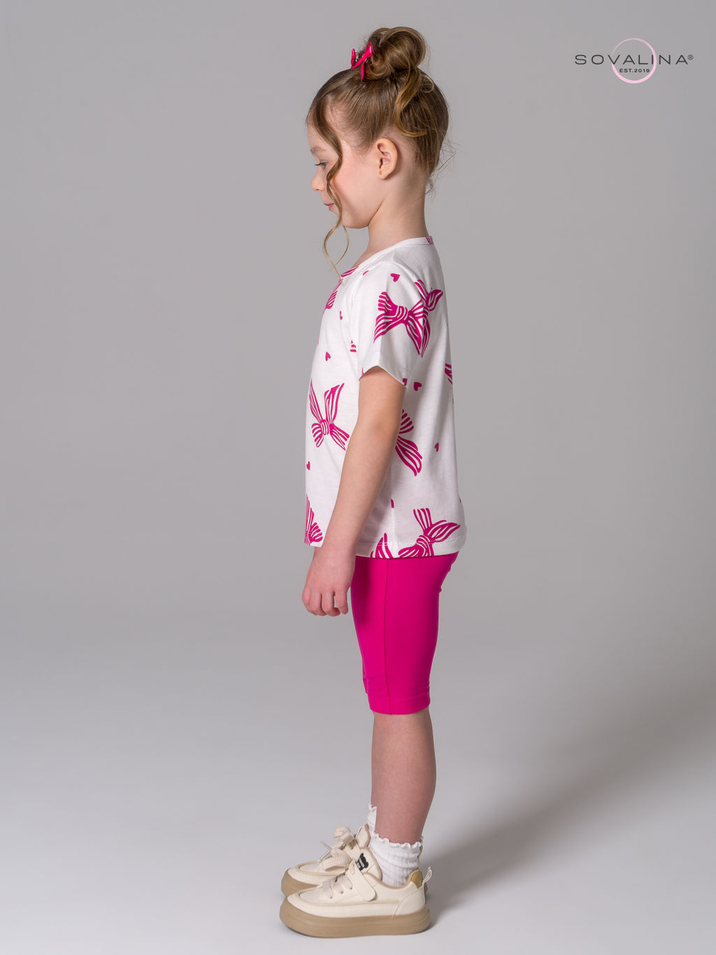 Костюм Актив алые бантики-фуксия - Sovalina фото 14