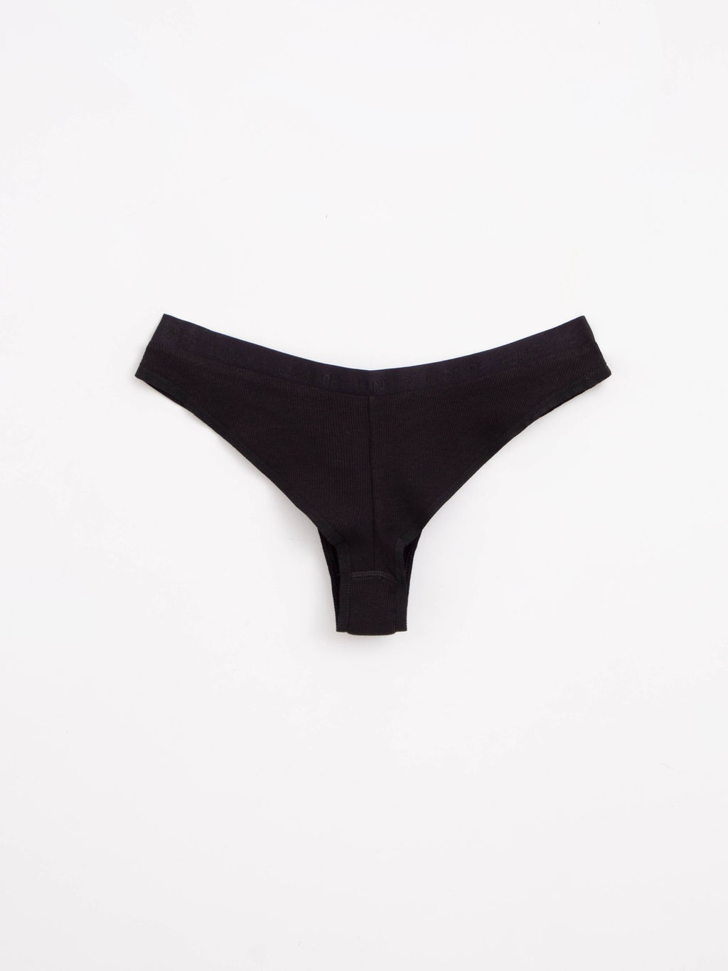 CONTE TIE DYE RIB LBR 2210 Трусы бразилиана с V-образной линией талии black - Conte elegant фото 4