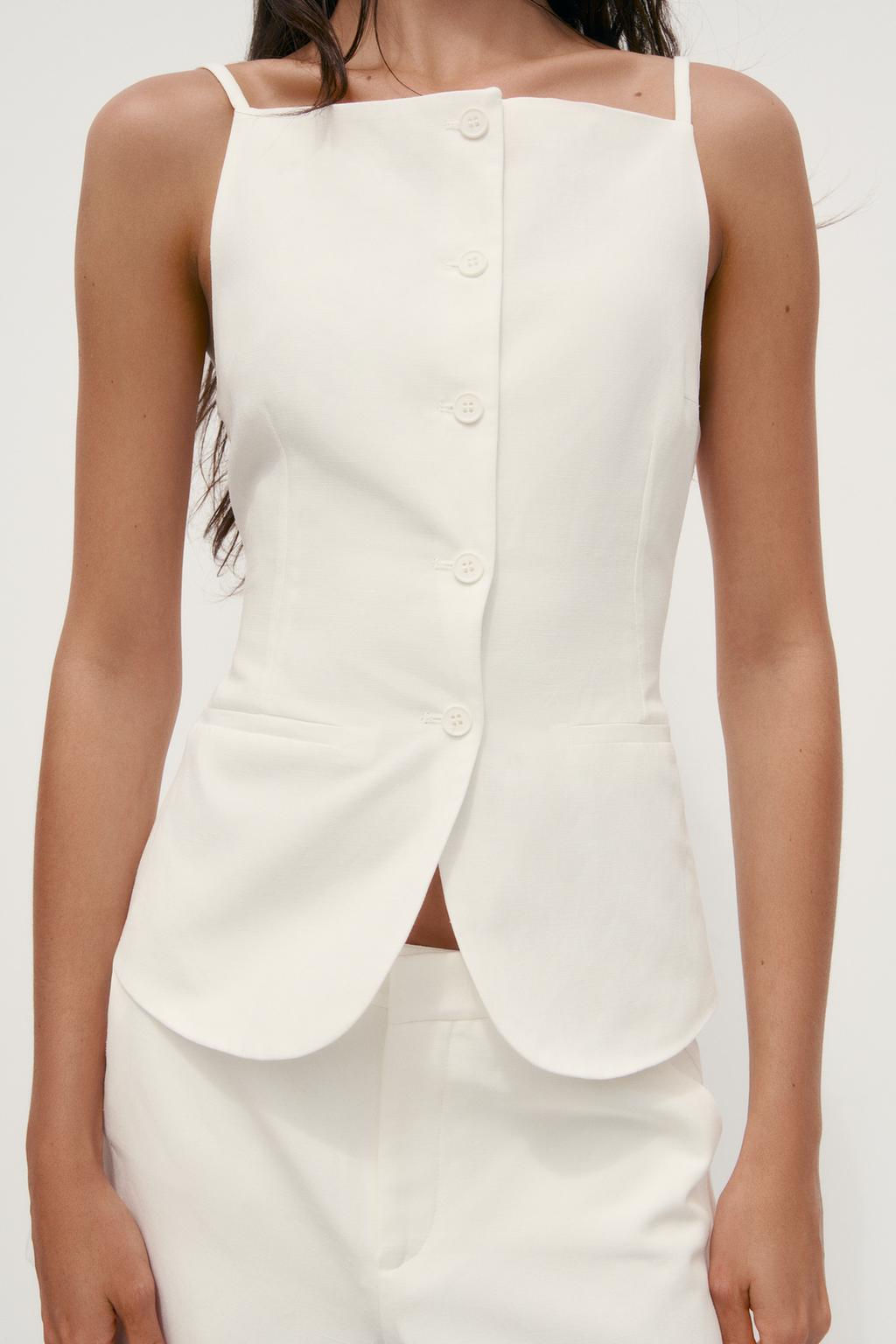 BUTTONED WAISTCOAT TOP - Zara фото 2