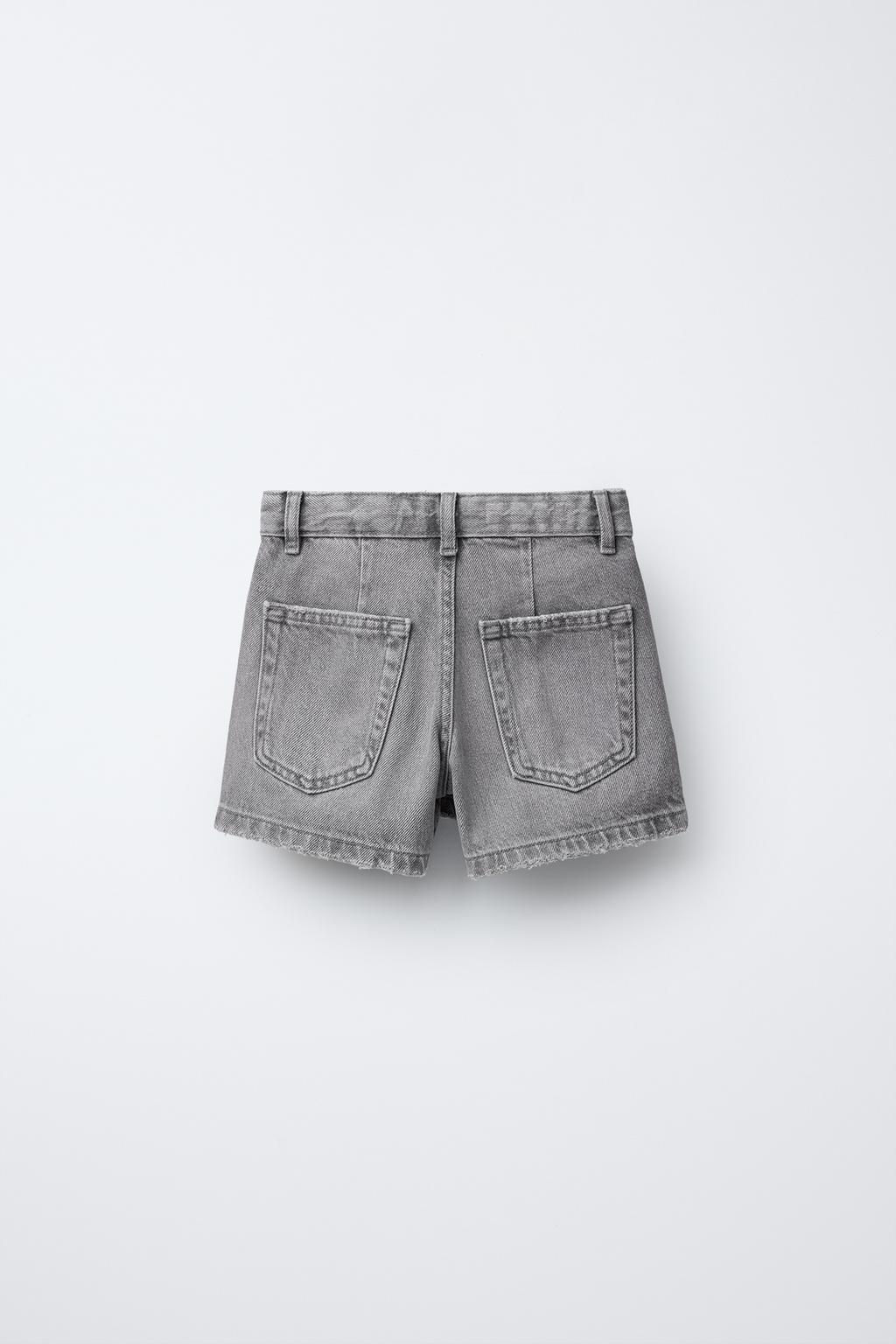 DENIM BERMUDA SKORT - Zara фото 3