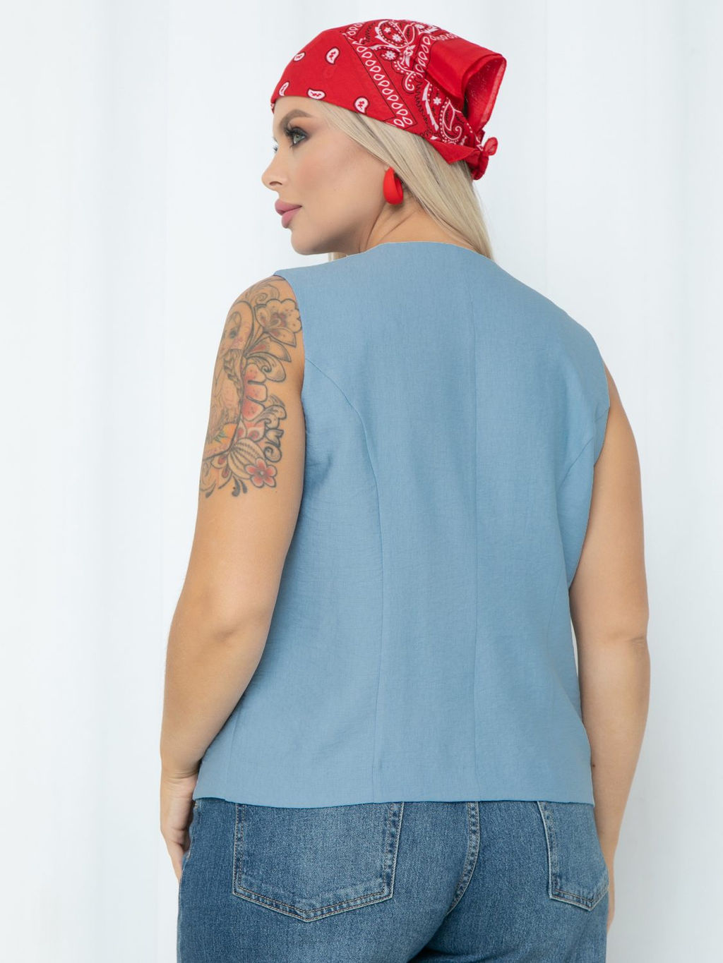 Жилет П-2241/11 - Леди агата фото 4