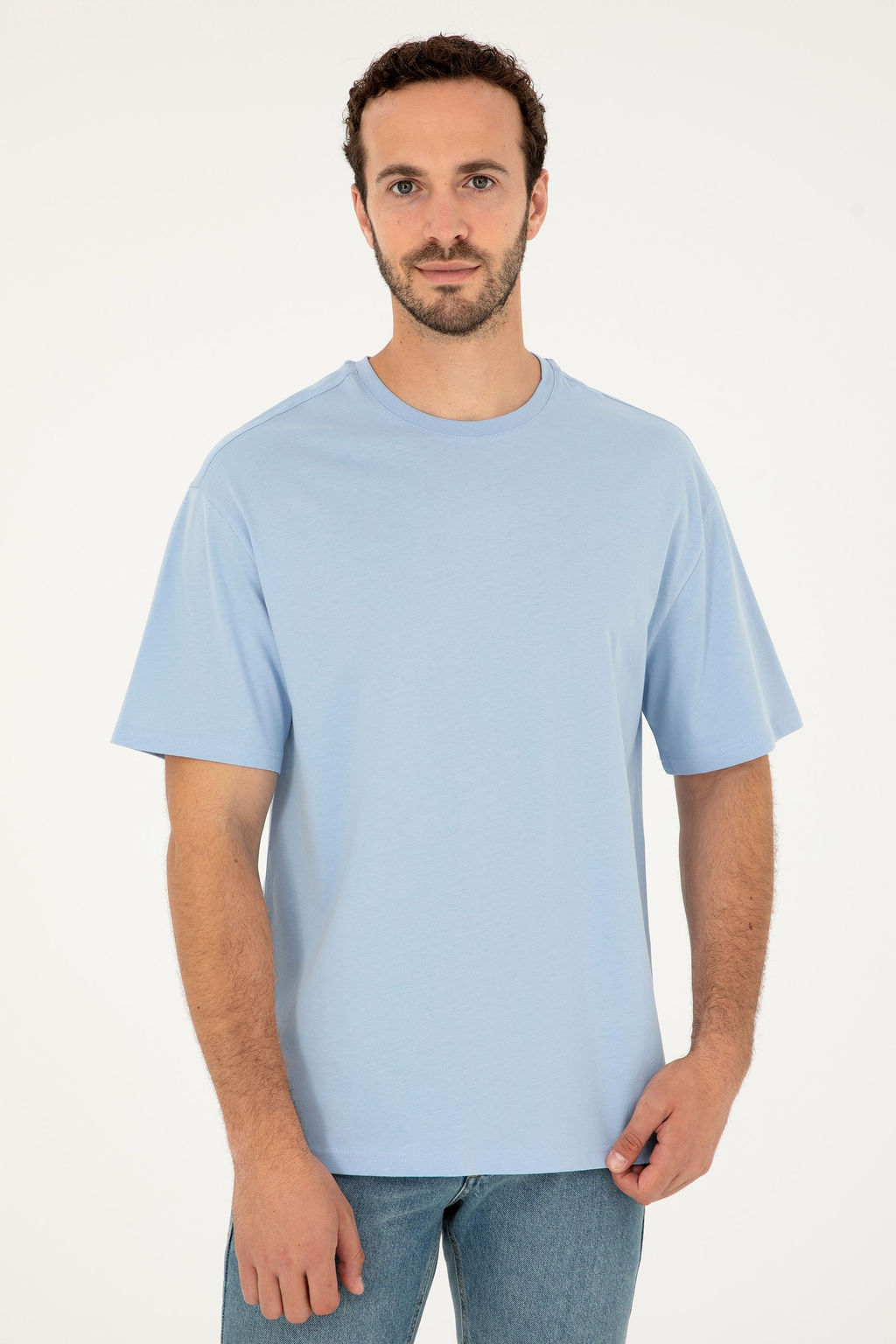 Мужская голубая футболка Неожиданная скидка в корзине - U.s. polo assn фото 3