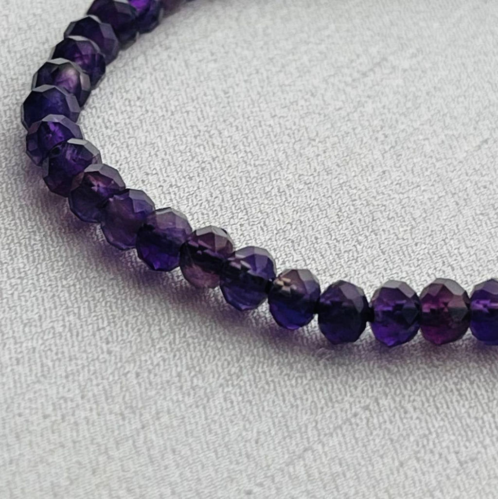 Браслет из Аметиста огранка - Радуга самоцветов фото 2