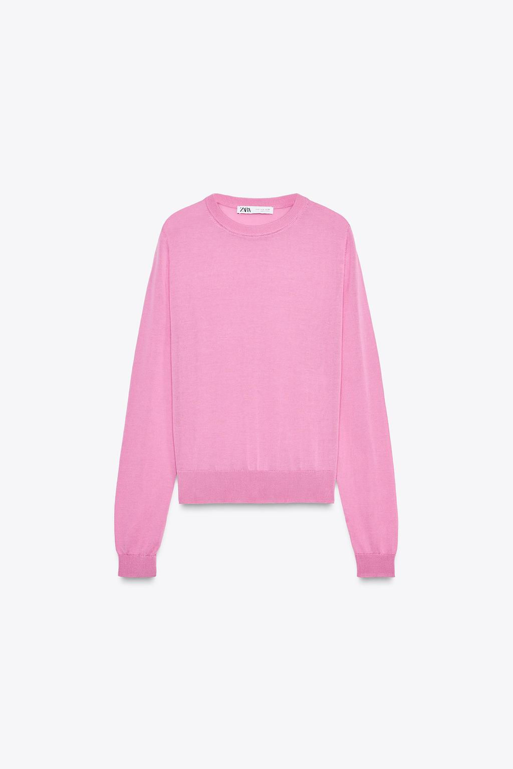BASIC PLAIN KNIT SWEATER - Zara фото 4