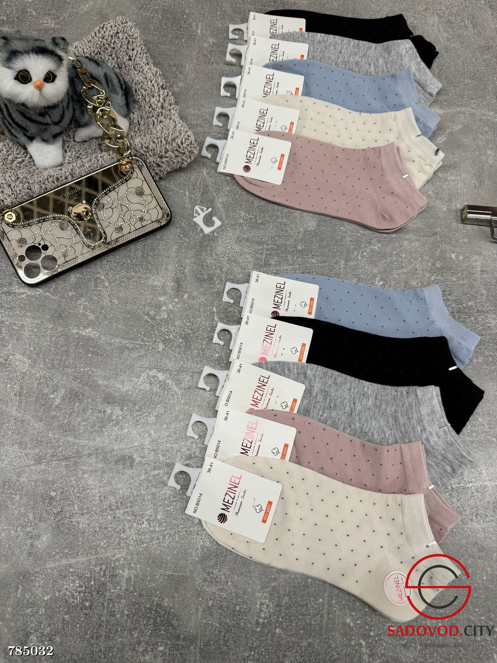 Женские высокие носки, 10 пар