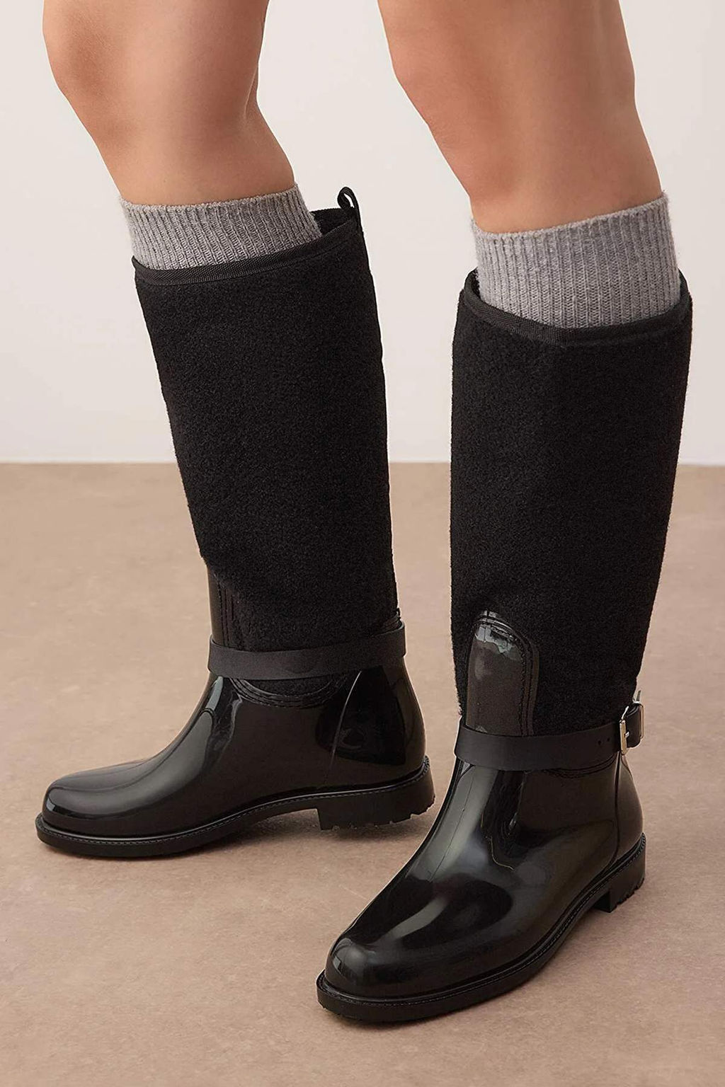 Kahverengi Duz Topuklu Kad?n Yagmur Cizmesi TAKAW26CZ00006 - Trendyolmilla фото 5