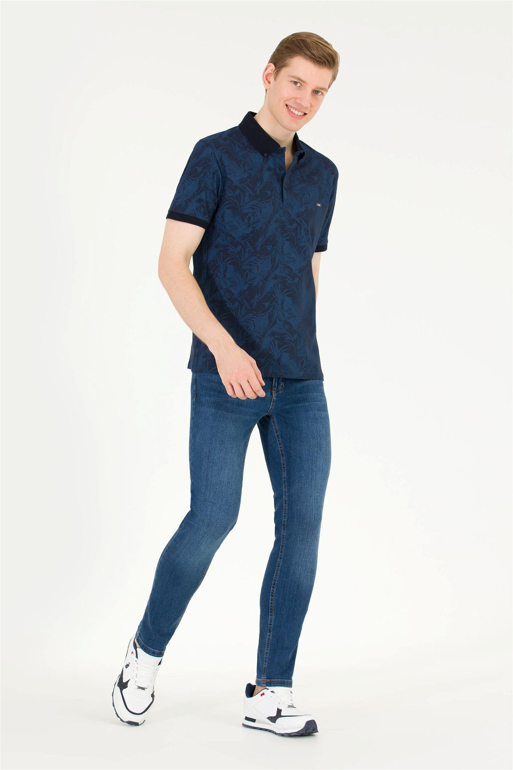 Мужская темно-синяя футболка - U.s. polo assn фото 10