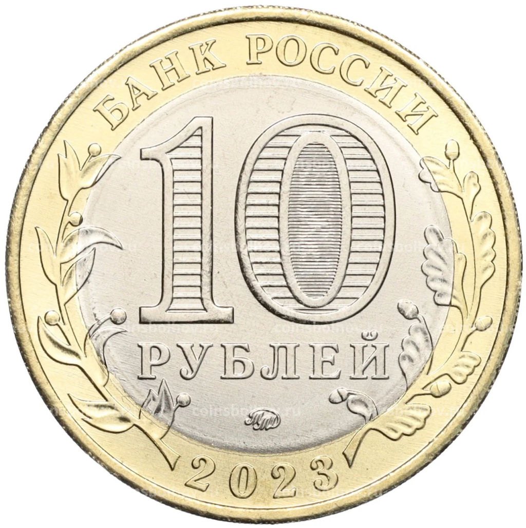 10 рублей 2023 года ММД Российская Федерация Хабаровский край